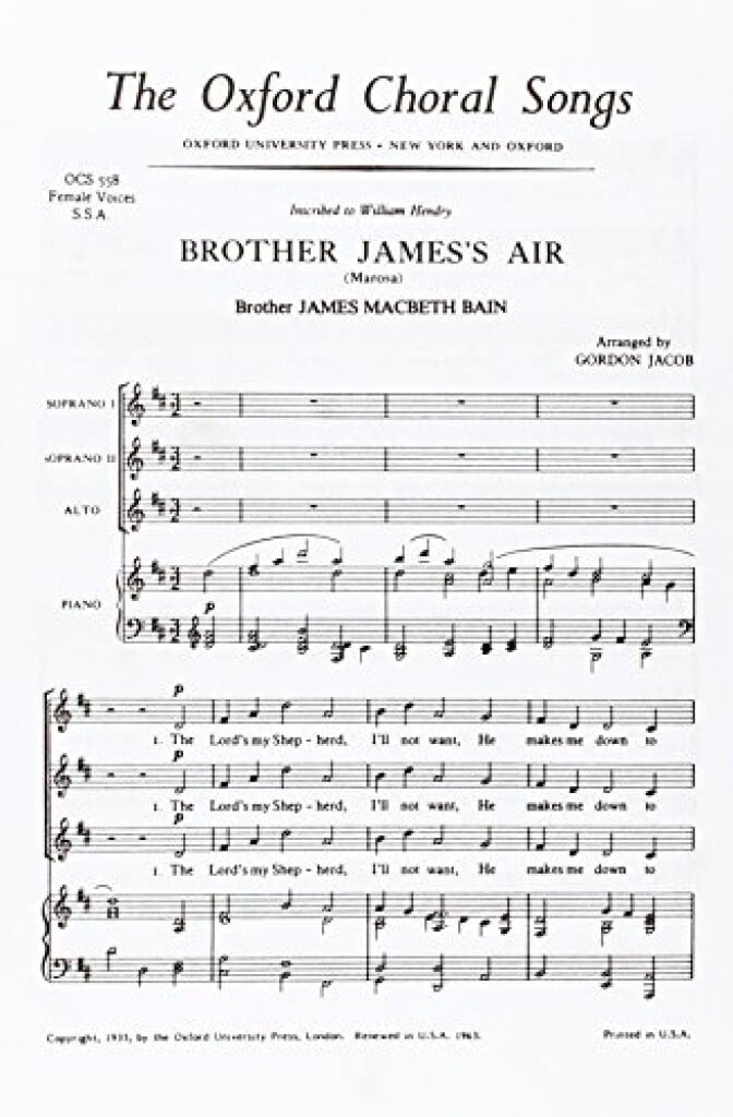 Brother James's Air